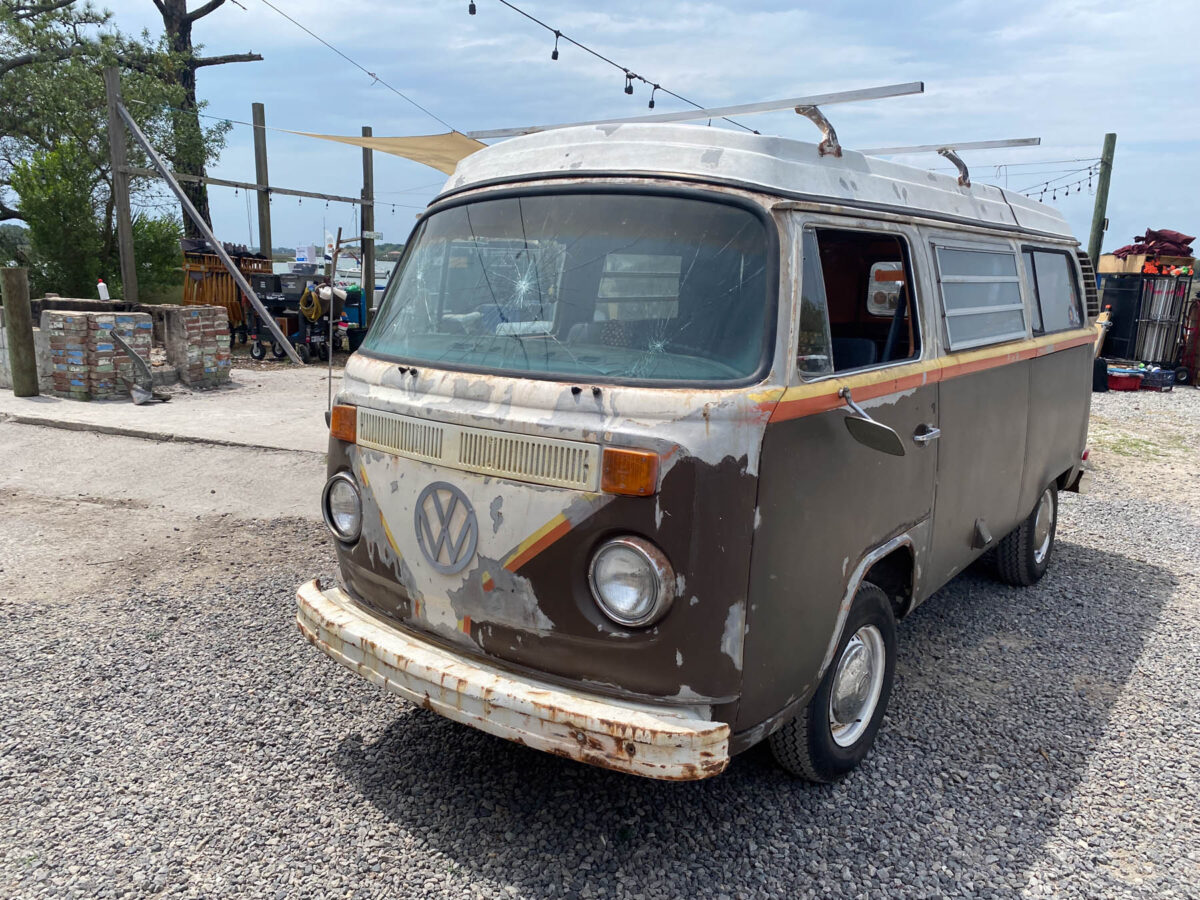 Close up of vw bus from OBX tv show. 